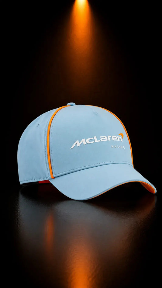 McLaren Racing 2026 Team Cap - Light Blue / Orange