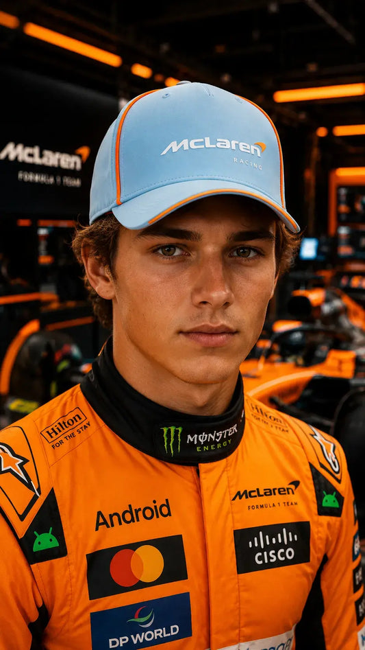 McLaren Racing 2026 Team Cap - Light Blue / Orange